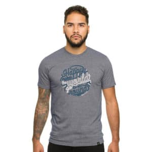 Happy Makes the World Go Round - Adult Tee